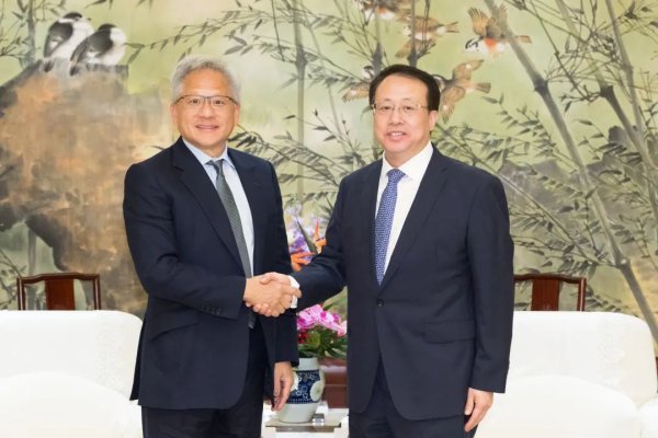 米升网 上海市市长龚正会见英伟达总裁兼首席执行官黄仁勋