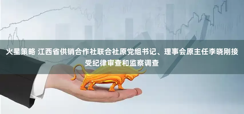 火星策略 江西省供销合作社联合社原党组书记、理事会原主任李晓刚接受纪律审查和监察调查