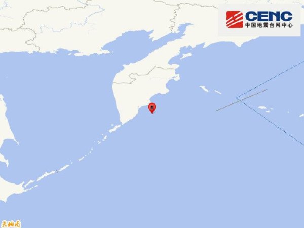 盒马配资 堪察加东岸远海发生6.0级地震 震源深度30千米