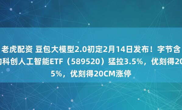 老虎配资 豆包大模型2.0初定2月14日发布！字节含量29%的科创人工智能ETF（589520）猛拉3.5%，优刻得20CM涨停